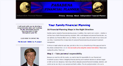 Desktop Screenshot of financialplannerpasadena.com
