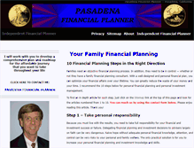 Tablet Screenshot of financialplannerpasadena.com